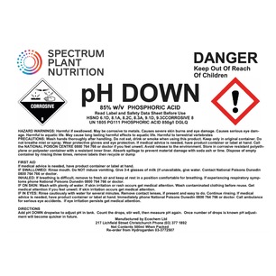 SPN pH Down 500ml (81% Phosphoric acid)