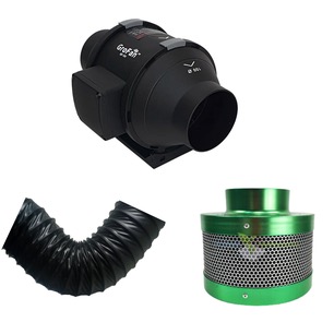 Filtaroo Carbon Filter Kit w/ Two Speed GroFan 100mm