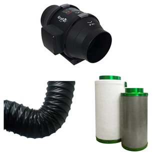 Filtaroo Carbon Filter Kit w/ Two Speed GroFan 125mm