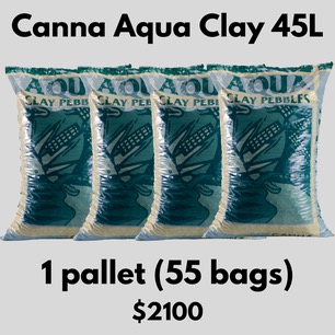 Canna Aqua Clay 45L Pallet Price 55 bags